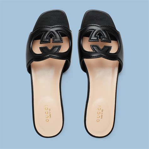 gucci interlocking g sandals.